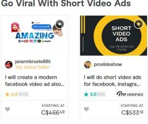Make Short Video Ades for you
